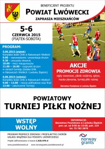 plakat turniej piłki nożnej